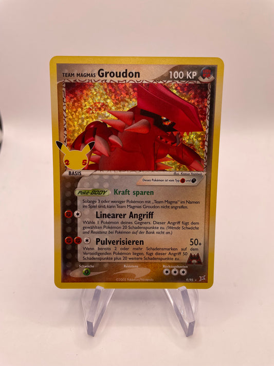Pokémon Karte Celebration Groudon 9/95 Deutsch