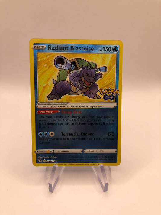 Pokemon Karte Art-Rare Radiant Blastoise 18/78 Englisch