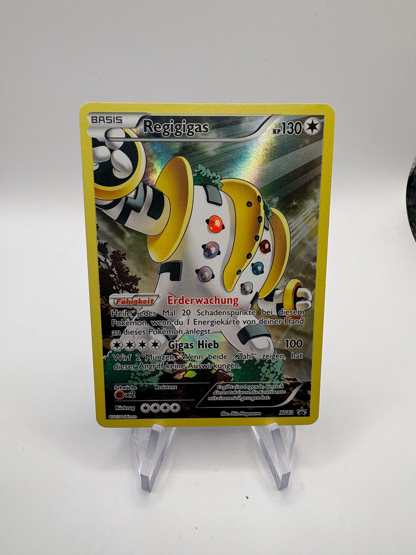 Pokemon Karte Art Rare Regigigas XY82 Deutsch