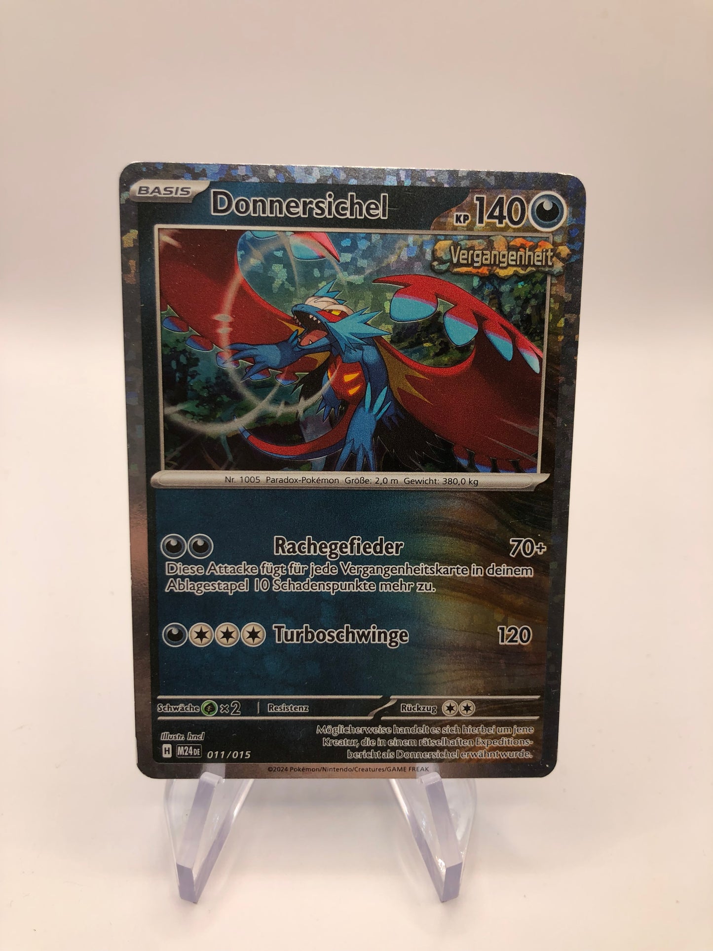 Pokemon Karte Revers Donnersichel 11/15 Deutsch