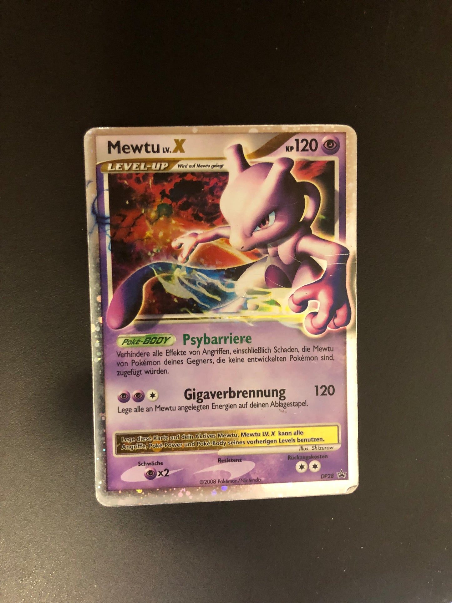 Pokemon Karte Lv.X Promo Mewtu DP28 Deutsch