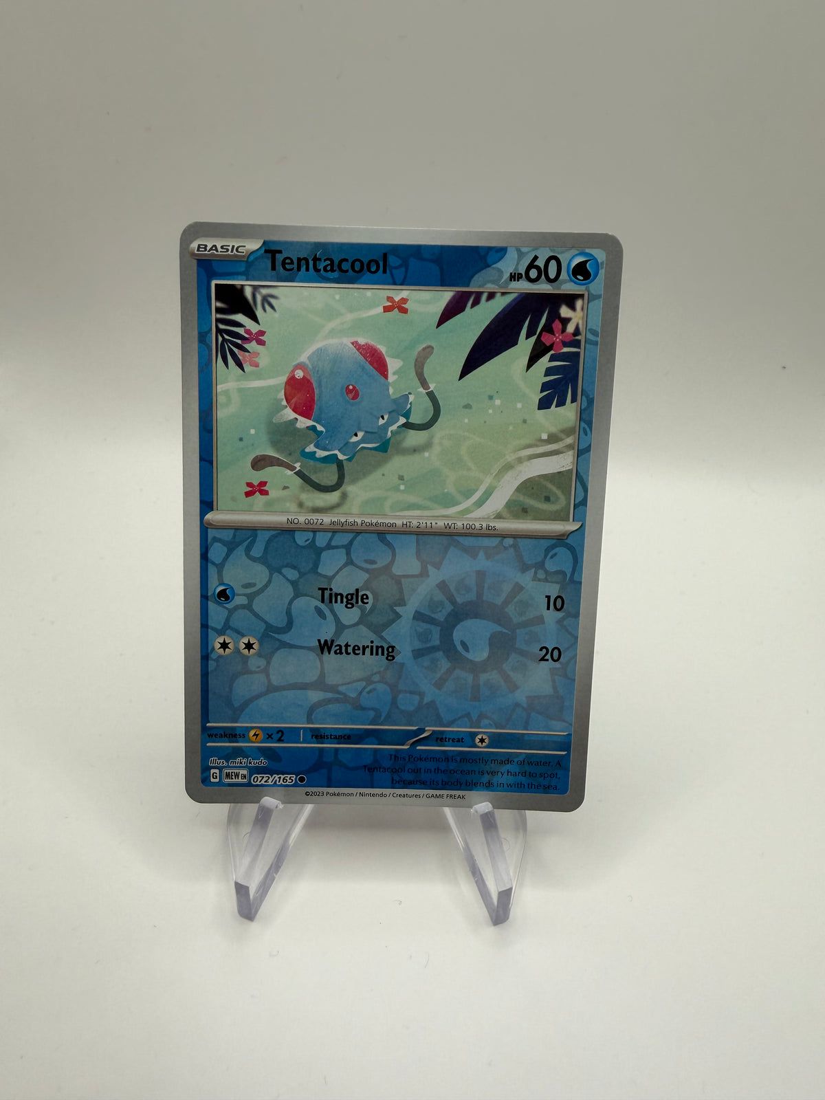 Pokemon Karte Reverse 151 Tentacha 72/165 Englisch