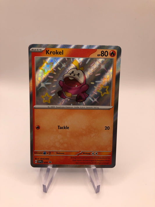 Pokemon Karte Promo Shiny Krokel 79  Deutsch