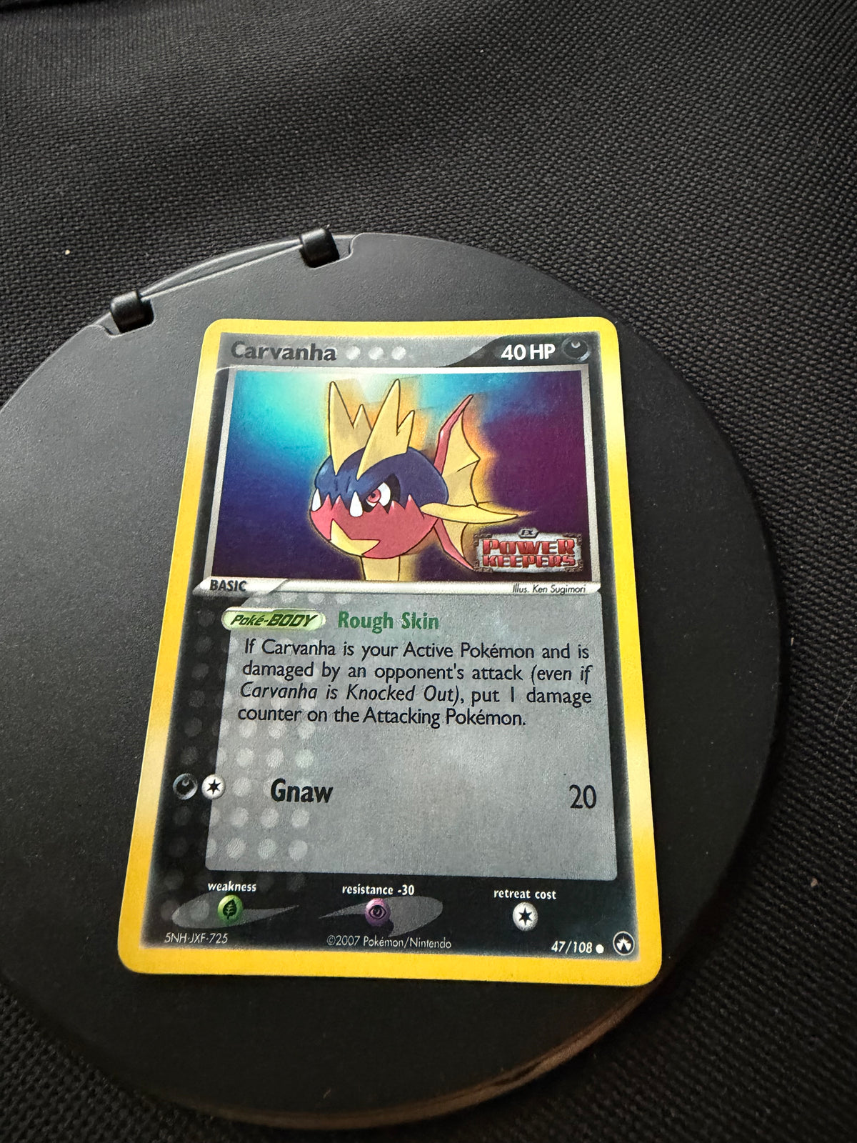 Pokemon Karte Stamp Kanivanha 47/108 Englisch