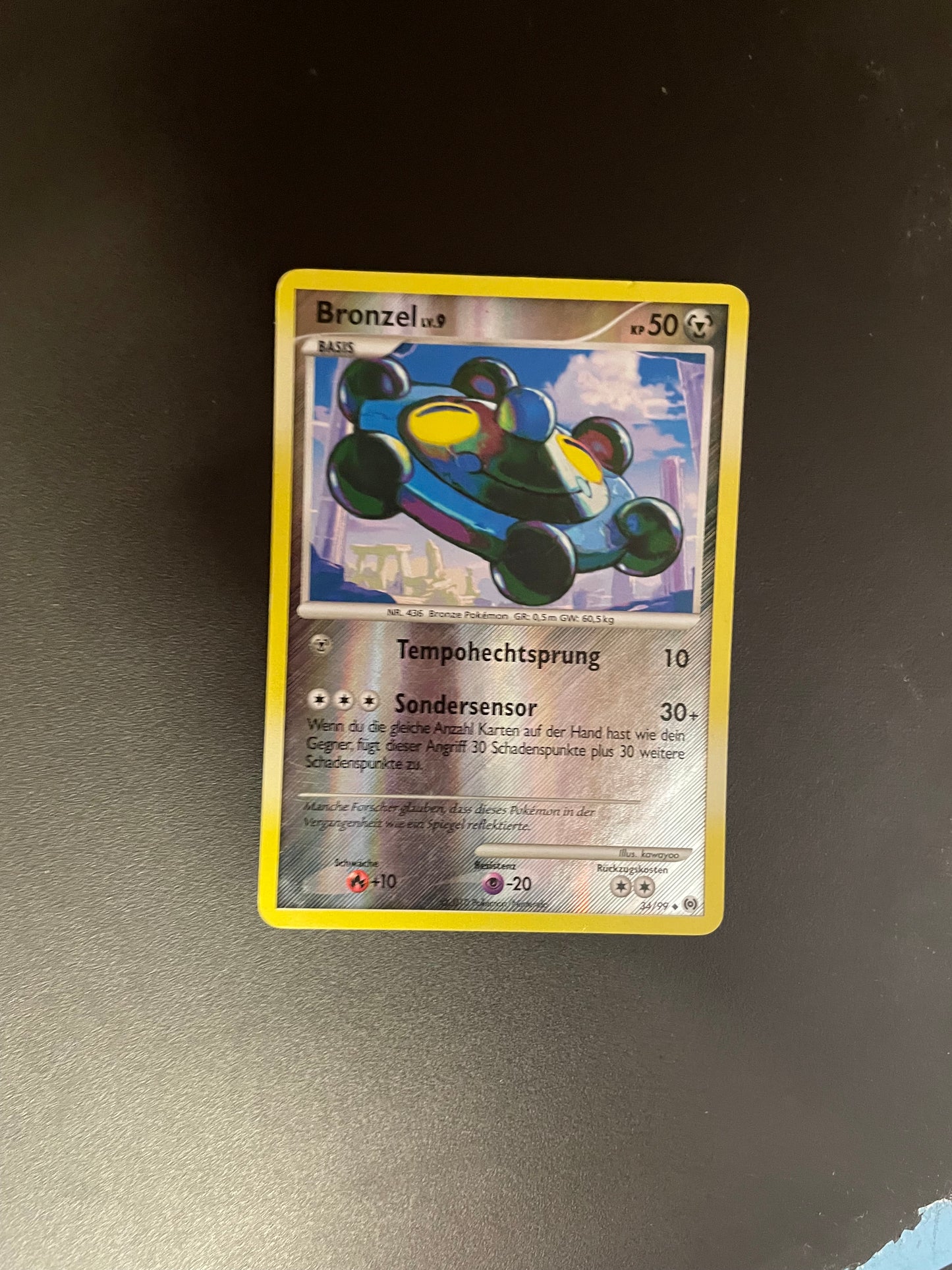 Pokémon Karte Reverse Bronzong 6/123 Deutsch