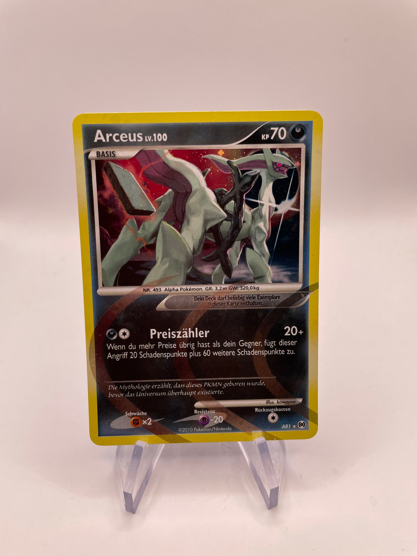Pokemon Karte Holo Arceus AR1 Deutsch
