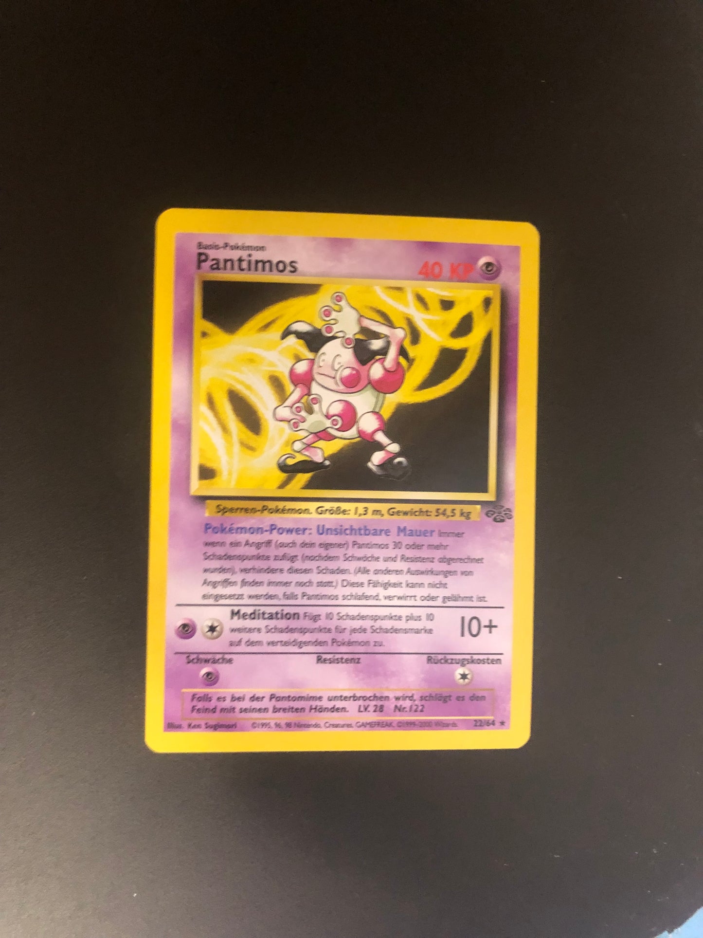Pokemon Karte Pantimos 22/64 Deutsch