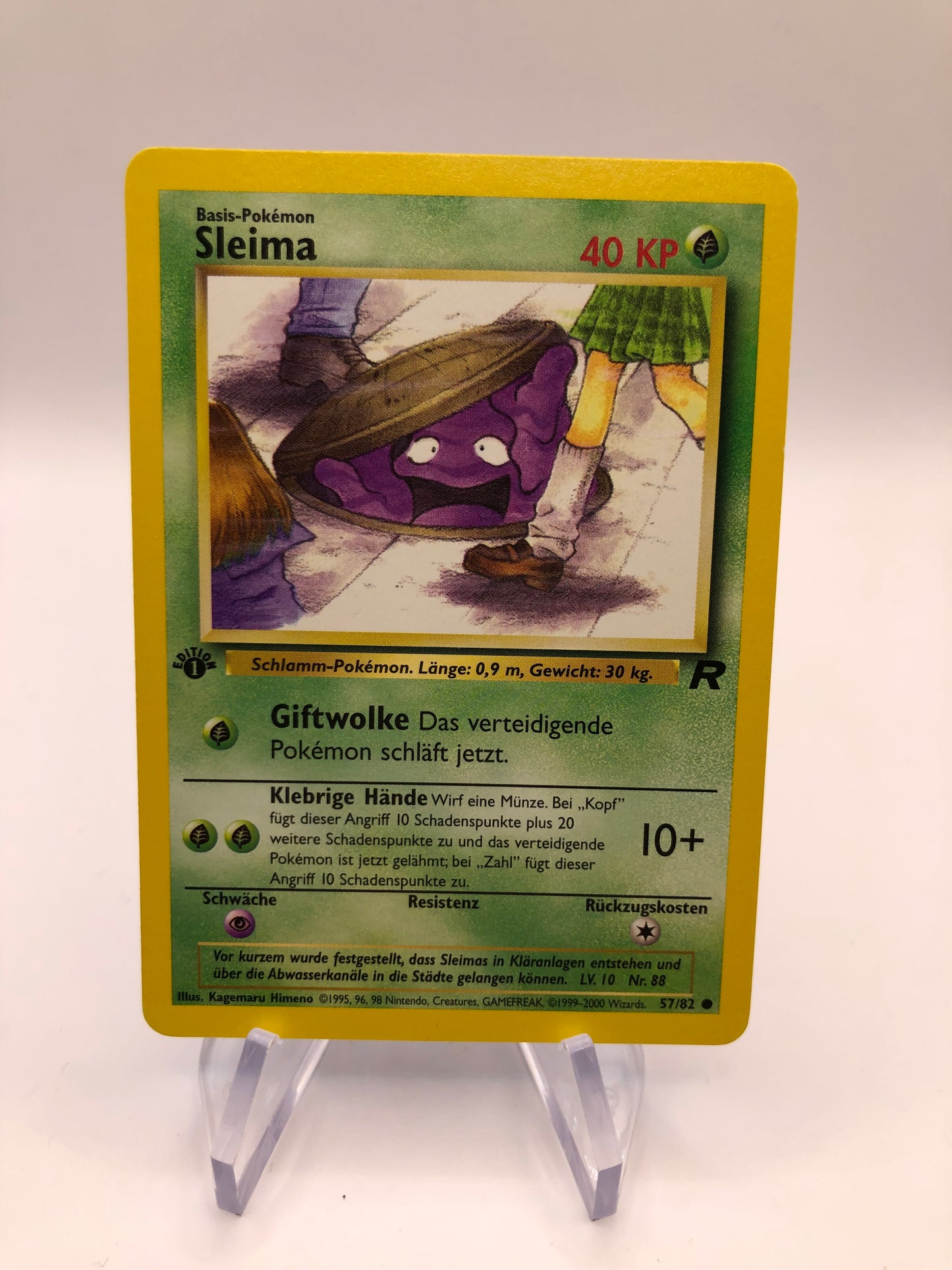 Pokemon Karte Rocket Sleima 57/82 Deutsch