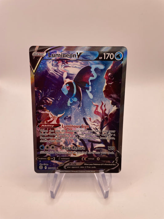 Pokemon Karte V Alt Art Lumineon 156/172 Englisch