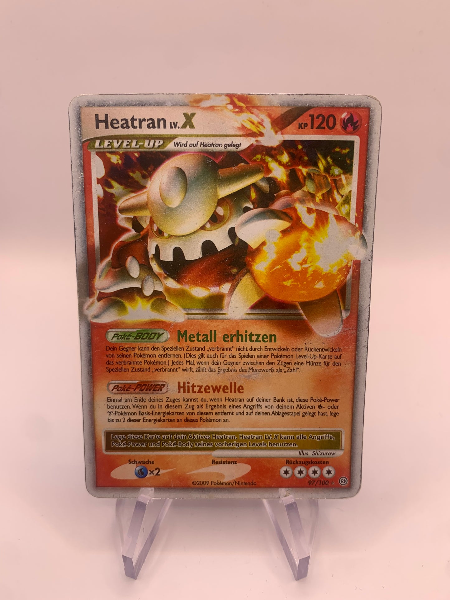 Pokemon Karte Lv X Heatran 97/100 Deutsch