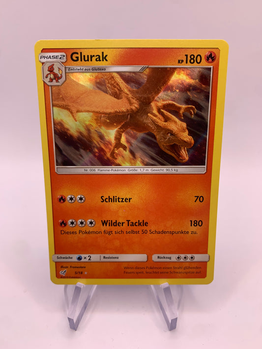 Pokemon Karte Detektiv Pikachu Glurak 5/18 Deutsch