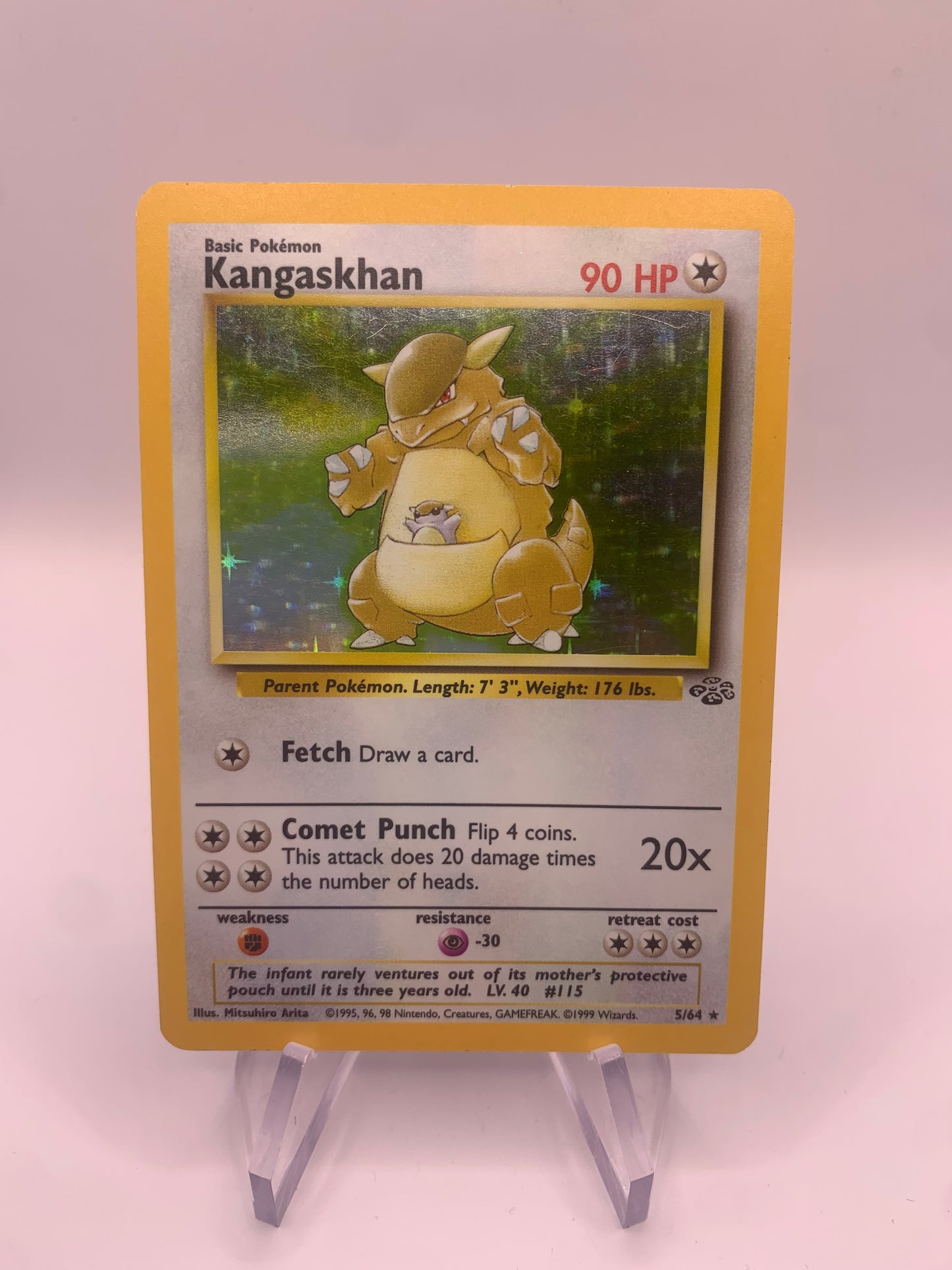 Pokemon Karte Holo Kangama 5/64 Englisch