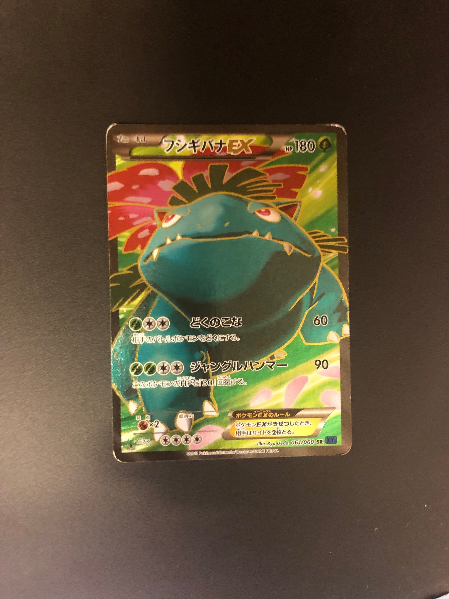 Pokemon Karte Ex fullart Bisaflor 61/60 Japanisch