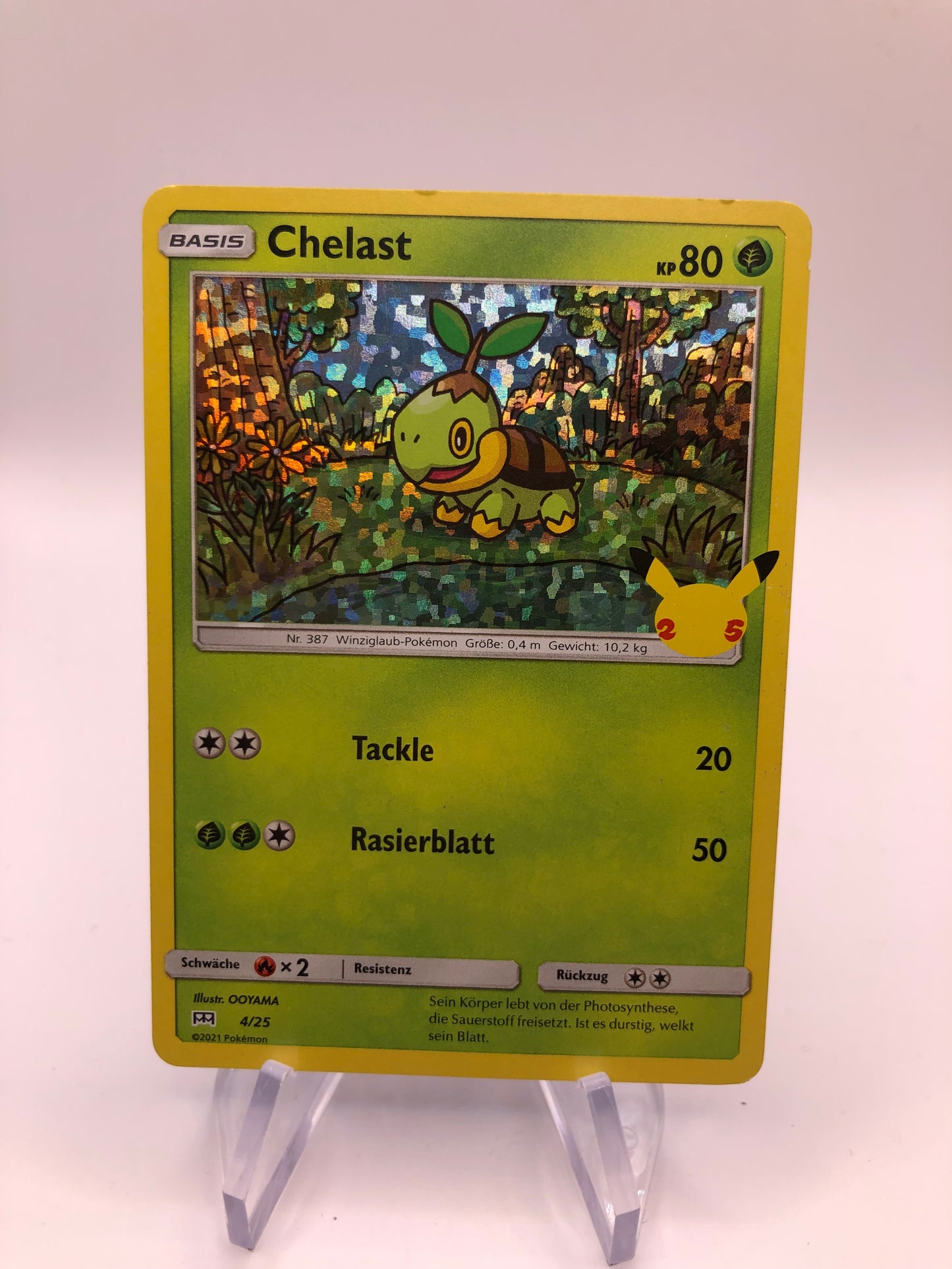 Pokemon Karte Holo Celebration Chelast 4/25 Deutsch