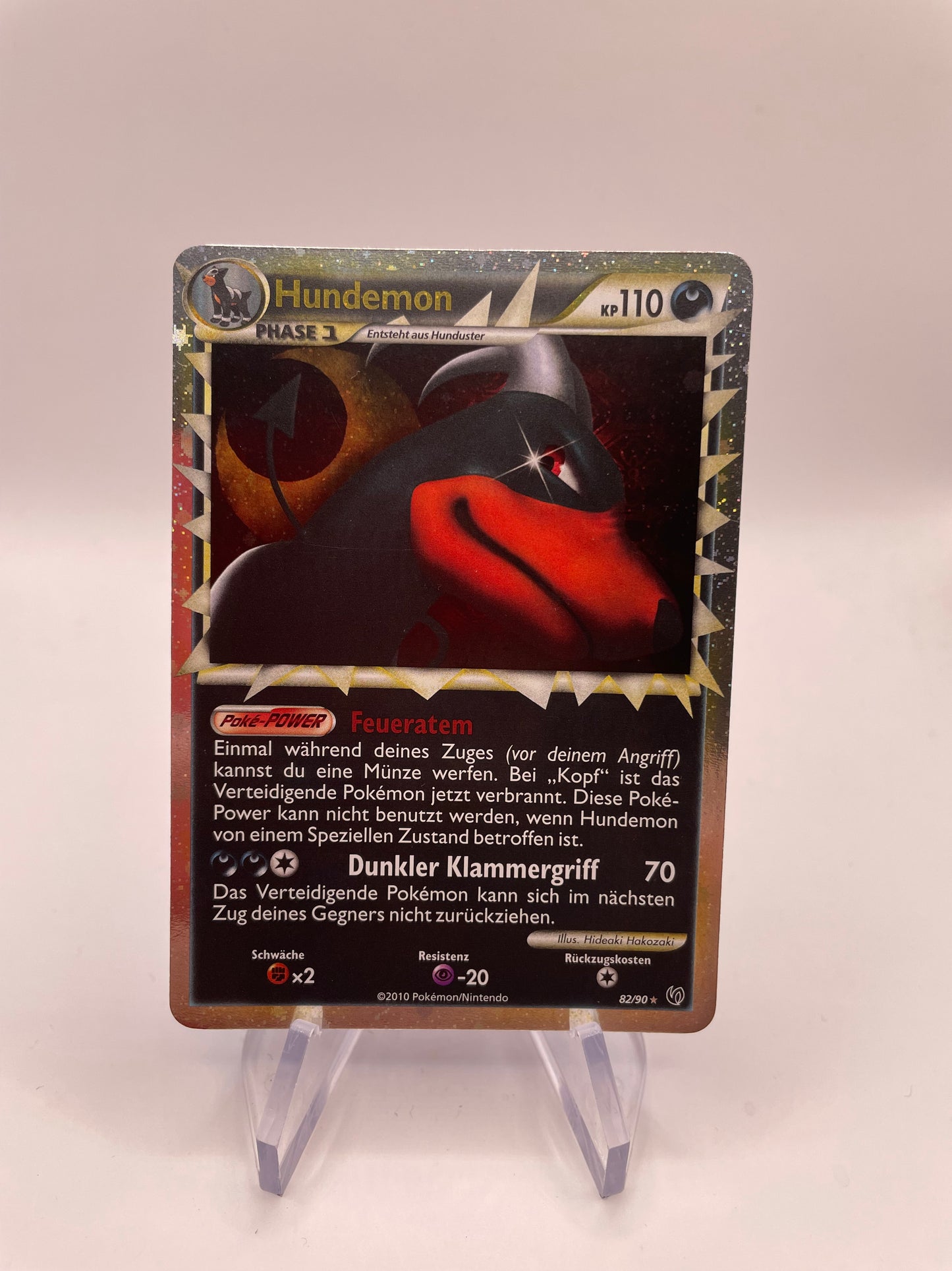 Pokemon Karte Prime Hundemon 82/90 Deutsch