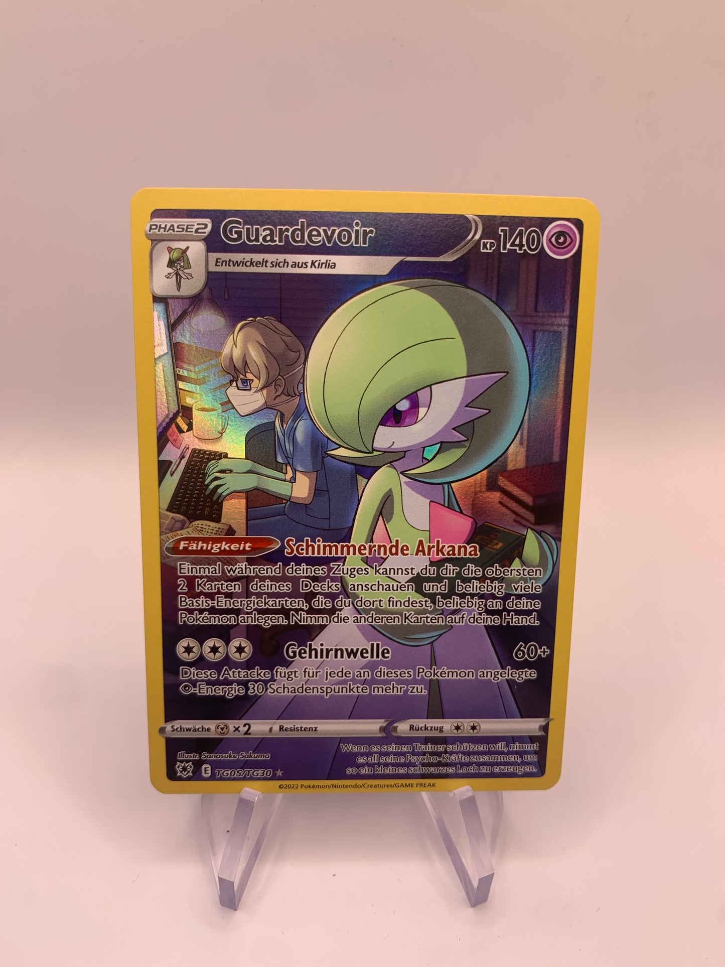 Pokemon Karte Art-Rare Guardevoir TG05/TG30 Deutsch