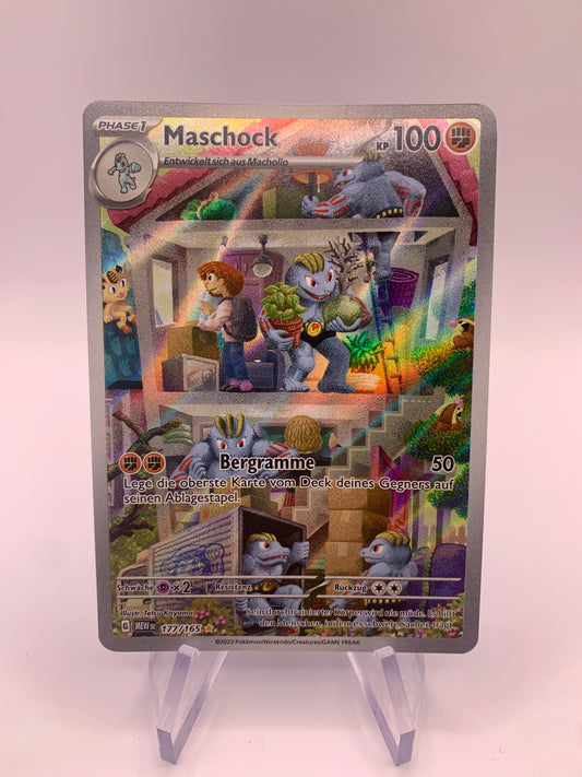 Pokemon Card Art-Rare Maschok 177/165 German