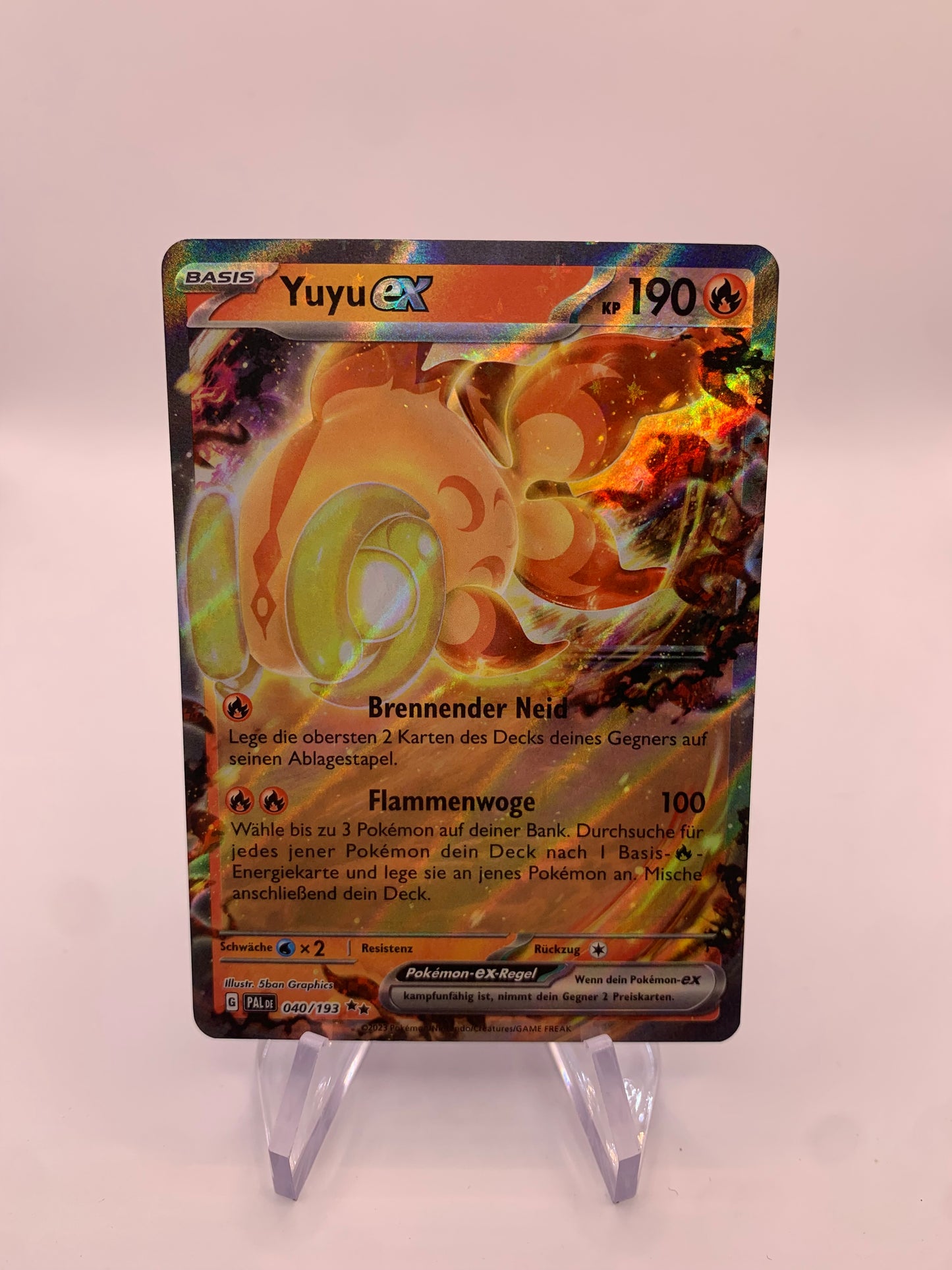 Pokemon Karte ex Yuyu 40/193 Deutsch