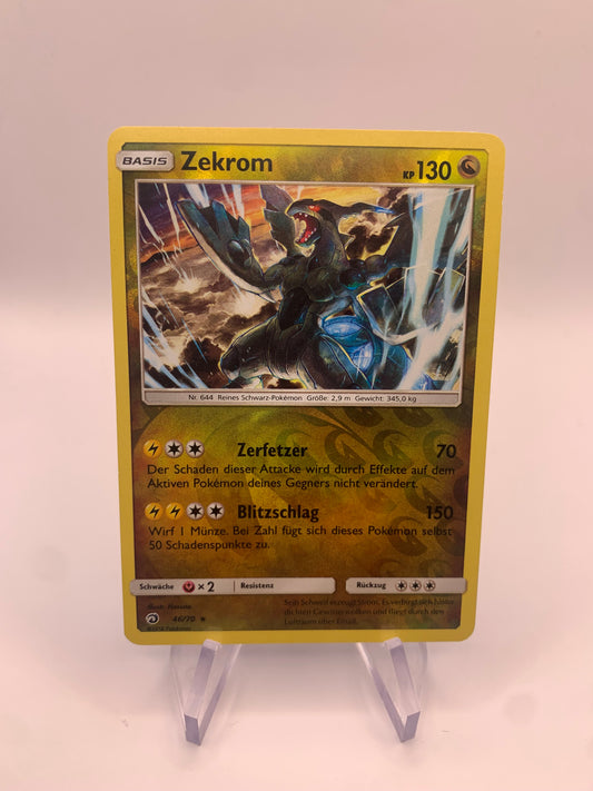 Pokemon Karte Reverse Zekrom 46/70 Deutsch