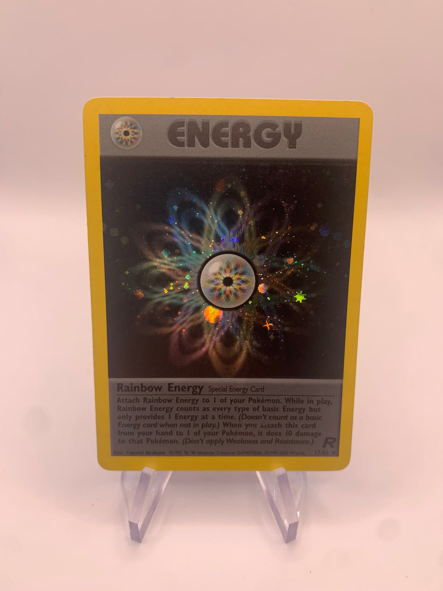 Pokemon Karte Holo Regenbogen Energie 17/82 Englisch