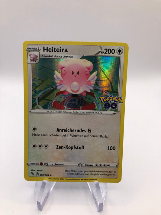 Pokemon Karte Revers Heiteira 52/78  Deutsch