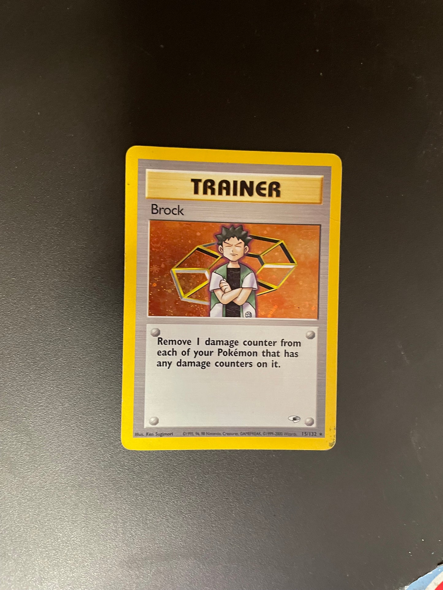 Pokemon Karte Holo Trainer Rocko 15/132 Englisch