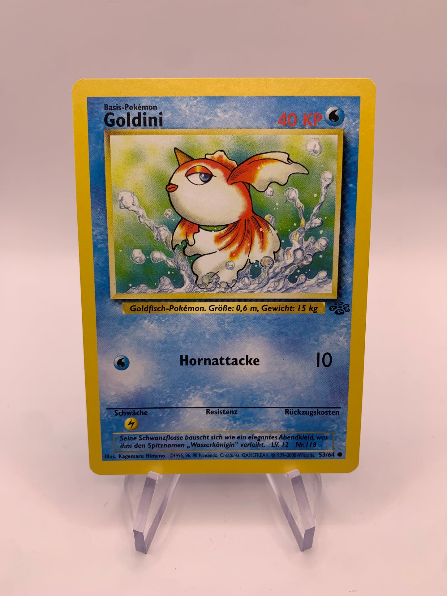 Pokemon cards Goldini 53/64 Jungle German