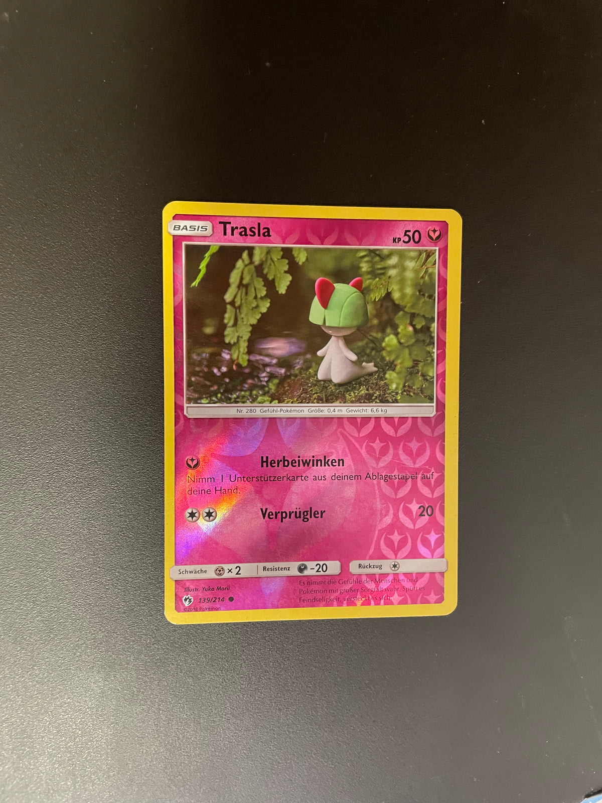 Pokémon Karte Reverse Trasla 139/214 Deutsch