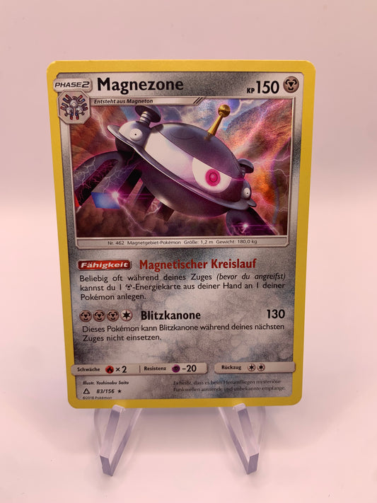 Pokemon Karte Holo Magnezone 83/156 Deutsch