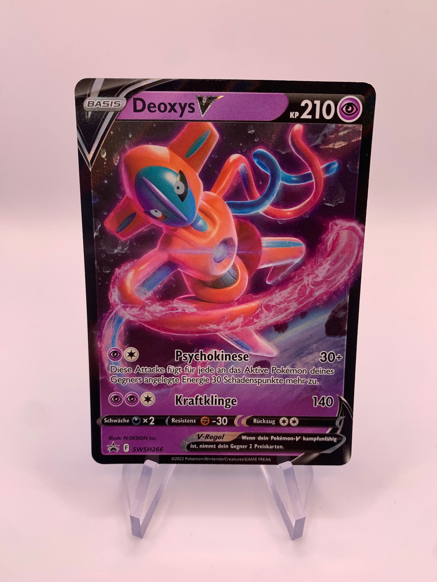 Pokemon Karte V Promo Deoxys SWSH266 Deutsch