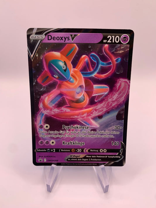 Pokemon Karte V Promo Deoxys SWSH266 Deutsch