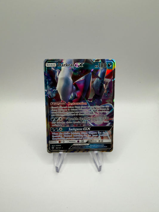 Pokemon Karte GX Darkrai 88/147 Deutsch