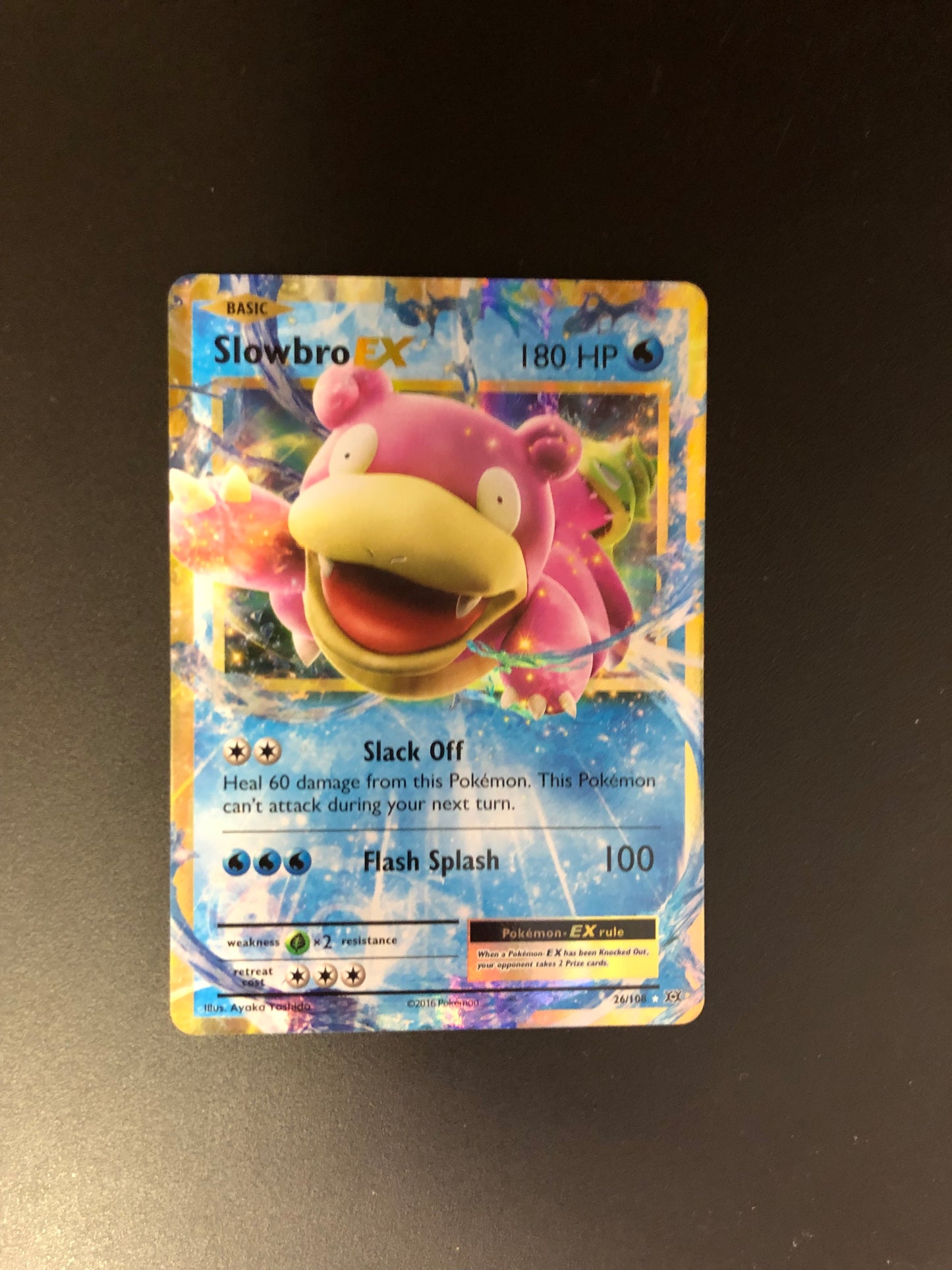 Pokemon Karte Ex Lahmus 26/108 Englisch