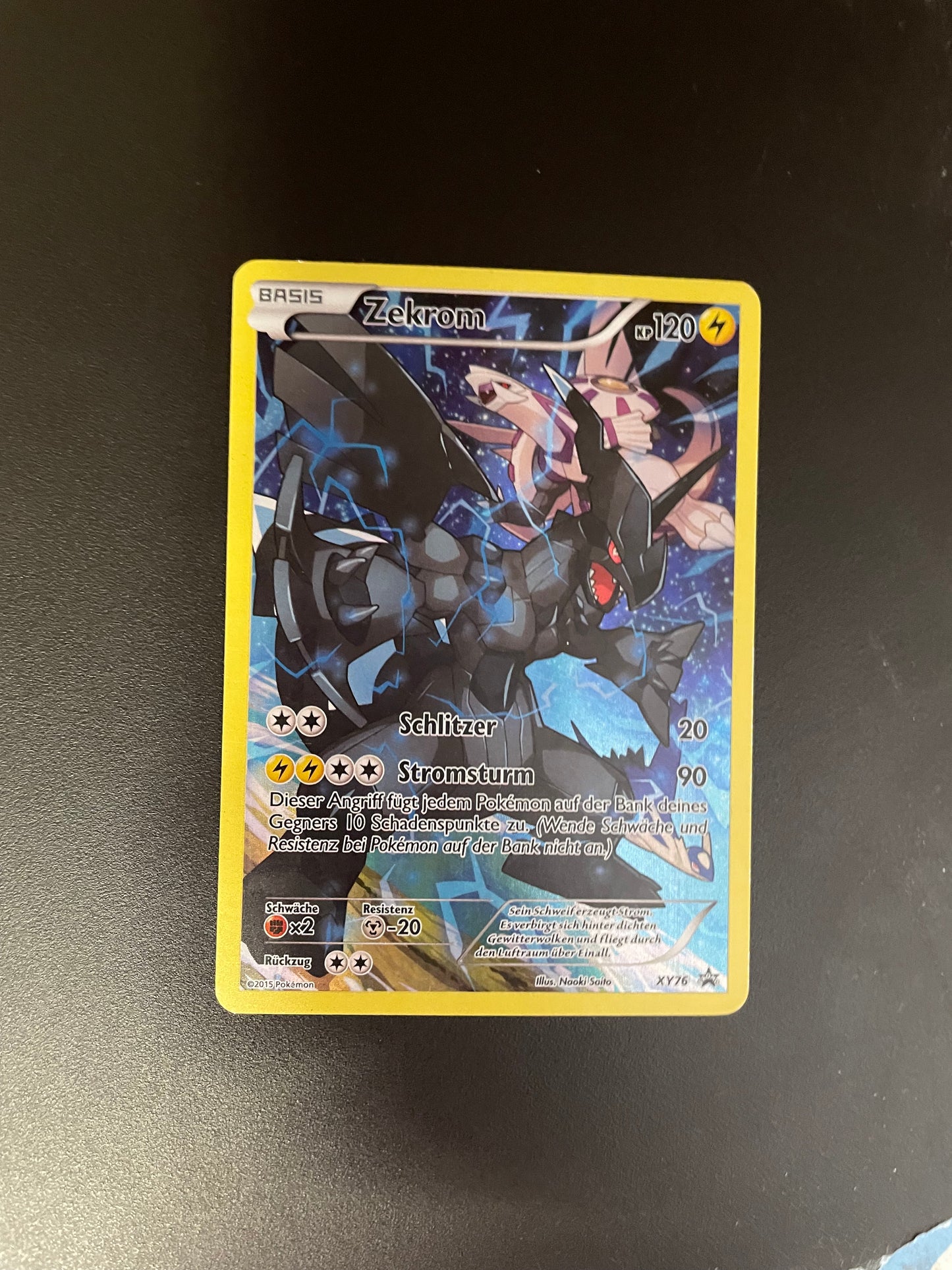 Pokemon Karte Art Rare Promo Zekrom XY176 Deutsch
