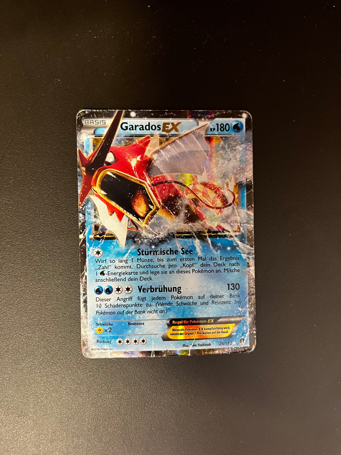 Pokemon Card Ex Gyarados 26/122 German