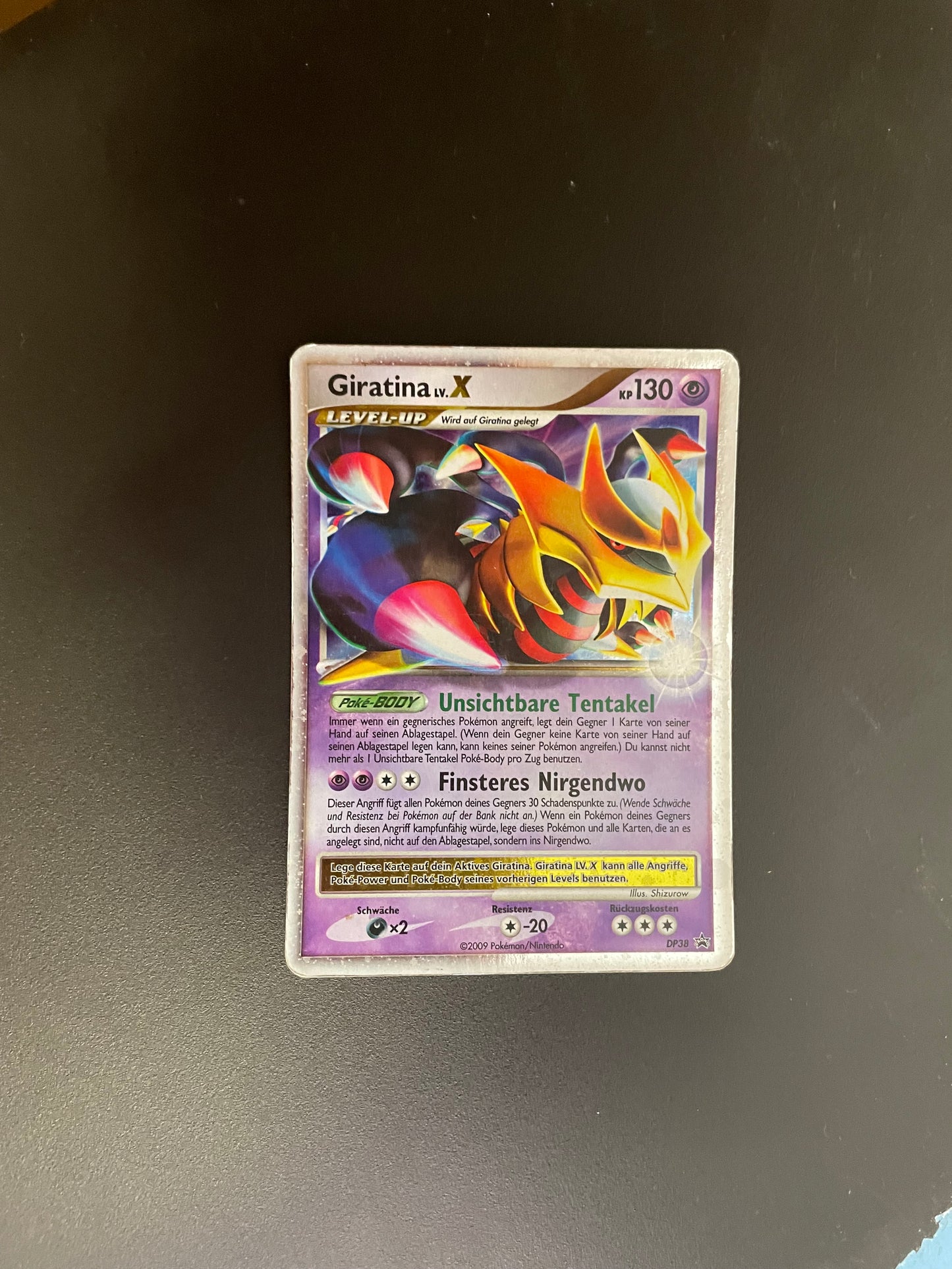 Pokemon Karte Lv.X Giratina DP38 Deutsch