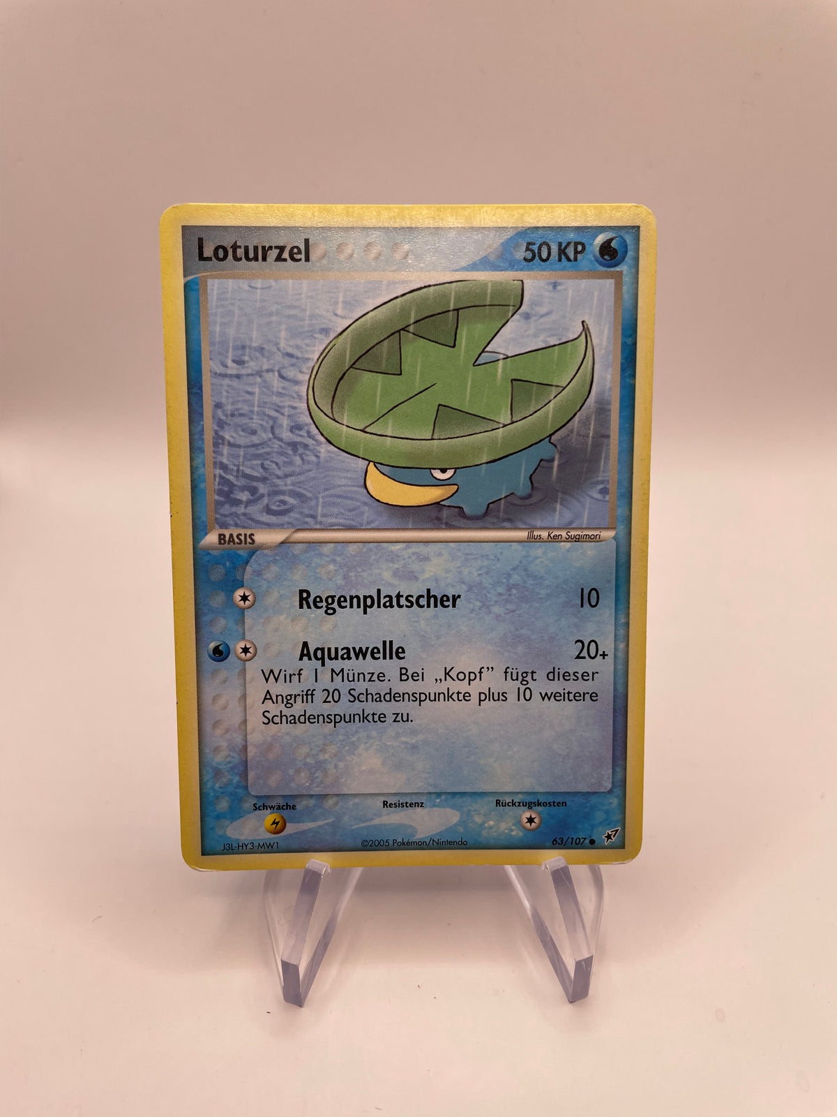 Pokémon Karte Loturzel 63/107 Deutsch