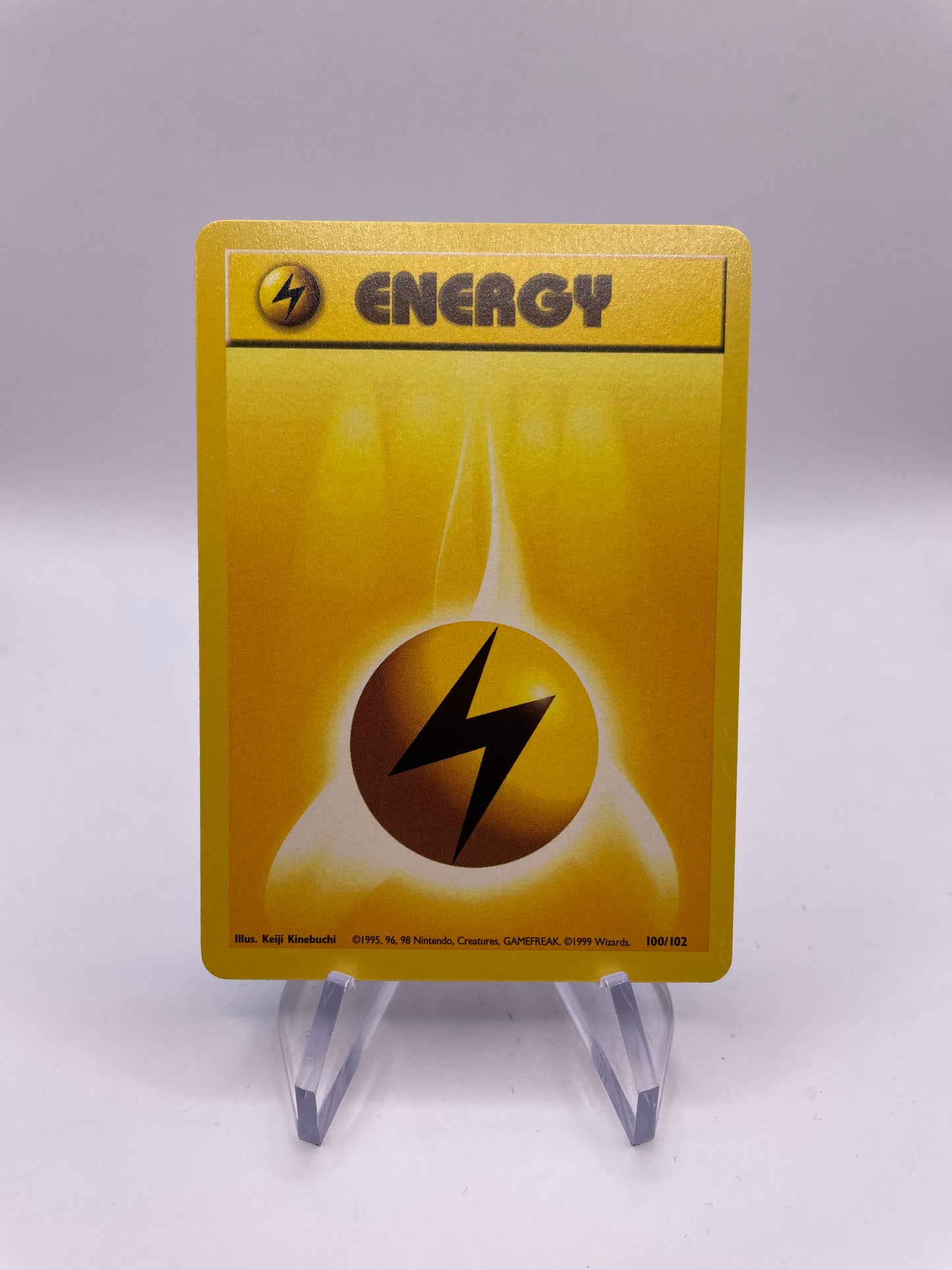 Pokemon Karte Base Set Energy 100/102 Englisch