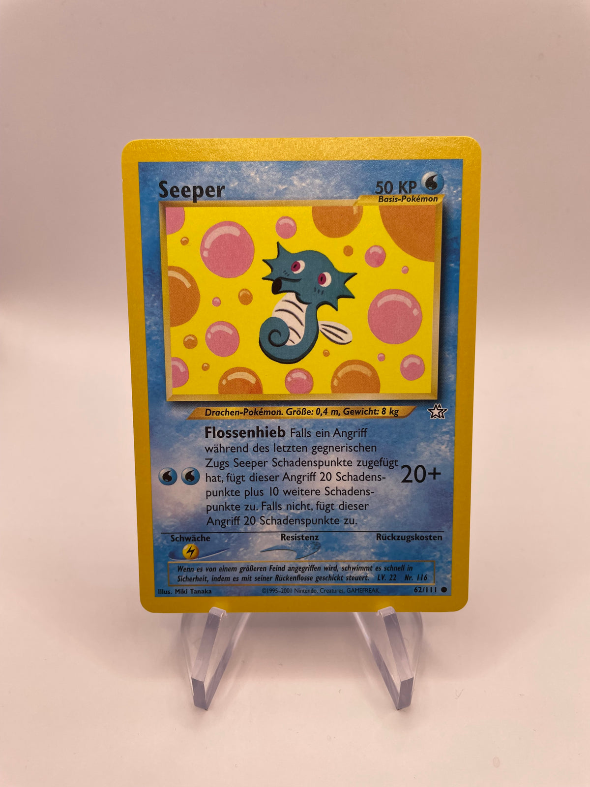 Pokemon Karte Seeper Neo Genesis 62/111 Deutsch