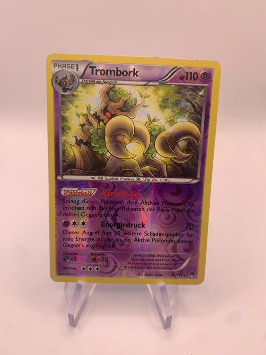 Pokemon Karte Revers Trombork 65/122 Deutsch