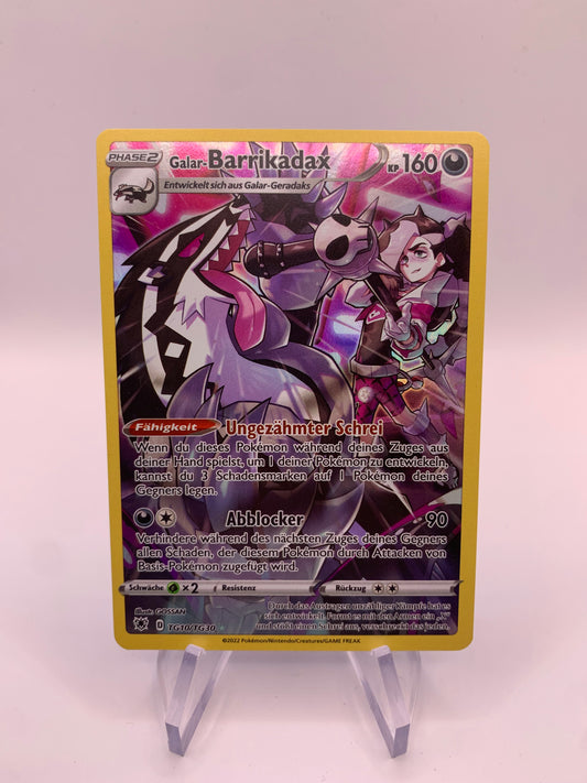 Pokemon Karte Art-Rare Galar-Barrikadax TG10/TG30 Deutsch