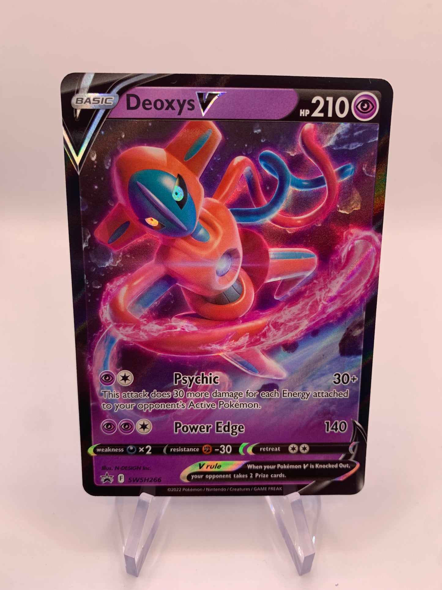 Pokemon Karte V Promo Deoxys SWSH266 Englisch