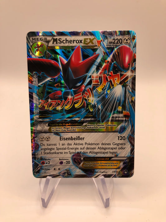 Pokemon Karte EX Mega Schrox 77/122 Deutsch