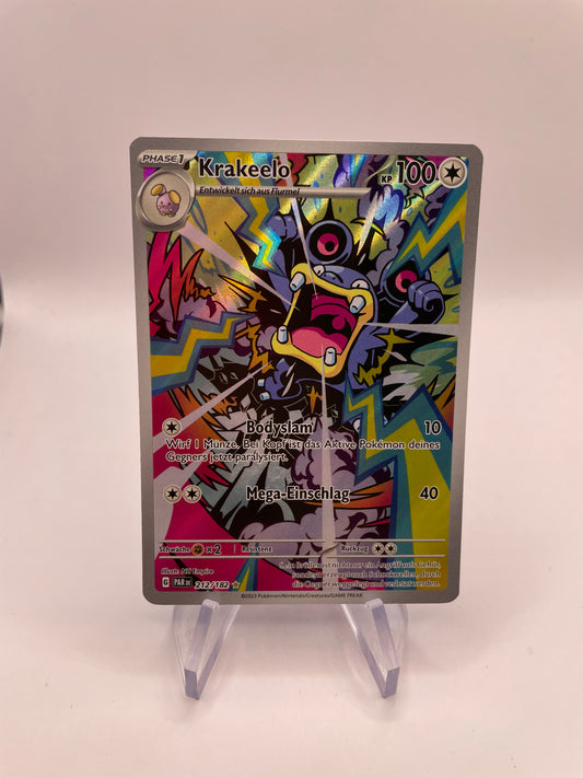 Pokemon Karte Art Rare Krakeelo 212/182 Deutsch