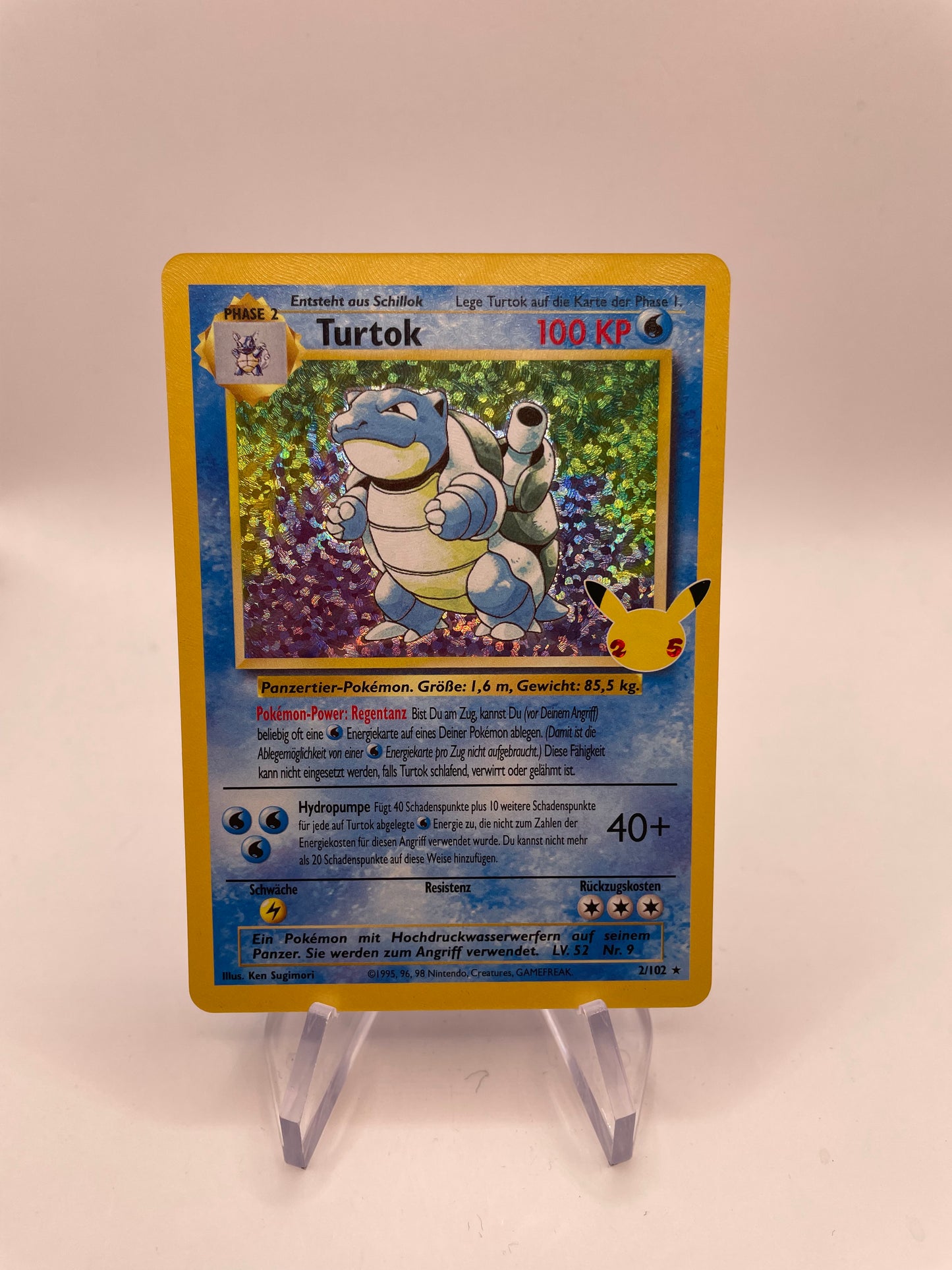 Pokemon Karte Celebration Turtok 2/102 Deutsch