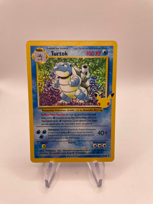 Pokemon Karte Celebration Turtok 2/102 Deutsch