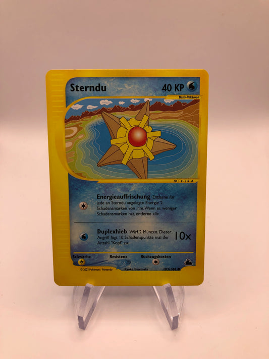 Pokemon Karte E-Series Sterndu 103/144 Deutsch