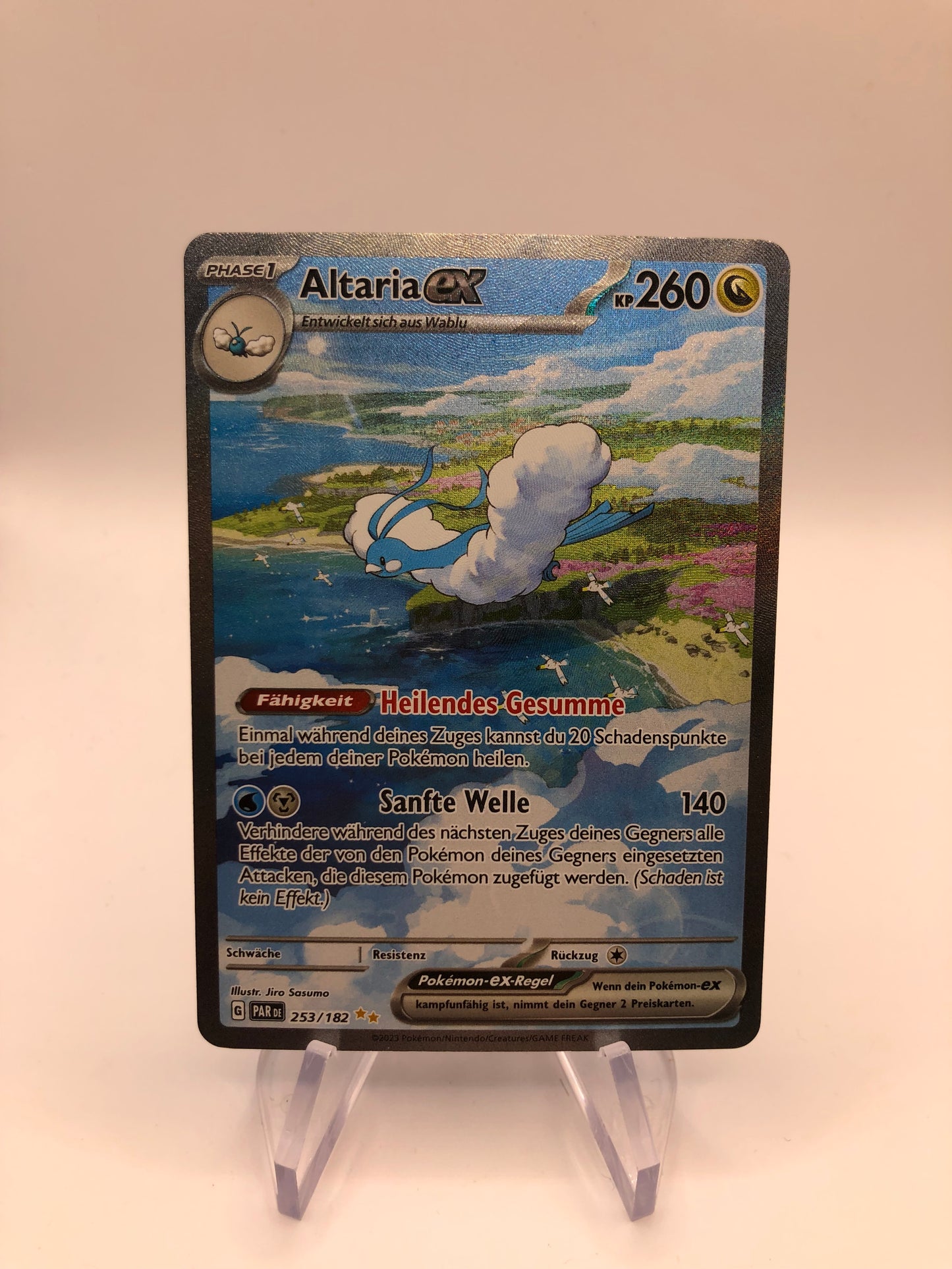 Pokemon Karte Alt-Art EX Altaria 253/182 Deutsch