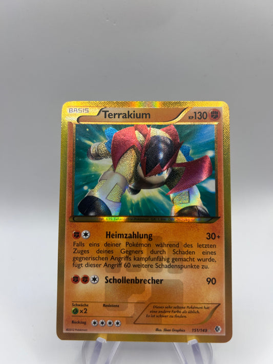 Pokemon Karte BW Shiny Terrakium 151/149 Deutsch
