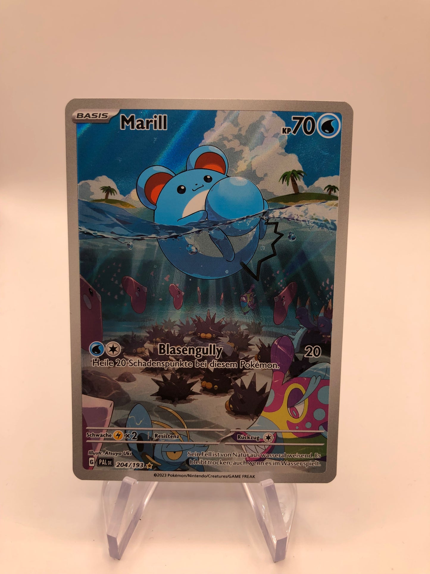 Pokemon Karte Art-Rare Marill 204/193 Deutsch